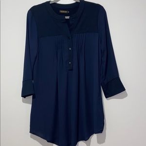 Reborn navy blue top